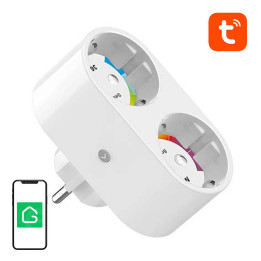 Kaksoisälypistoke WiFi Gosund SP211 3500W, Tuya