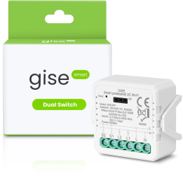 GISE Smart GDS-WF – dual Wi‑Fi Tuya relay module