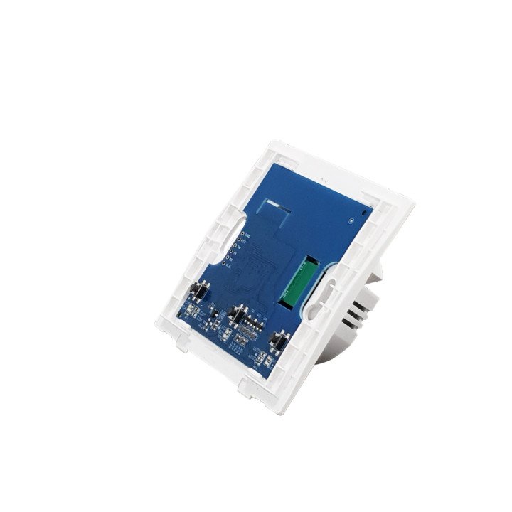 SmartWise B63 UNI Wi-Fi + eWeLink-Remote, 3-gang smart wall switch with universal wiring and physical push-button, WITHOUT FRONT