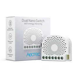 Aeotec Dual Nano -kytkin tehonmittauksella