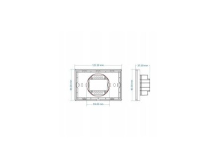 Tālvadības pults RGB+CCT kontrollerim 4 Zones Panel 230V White SD Series