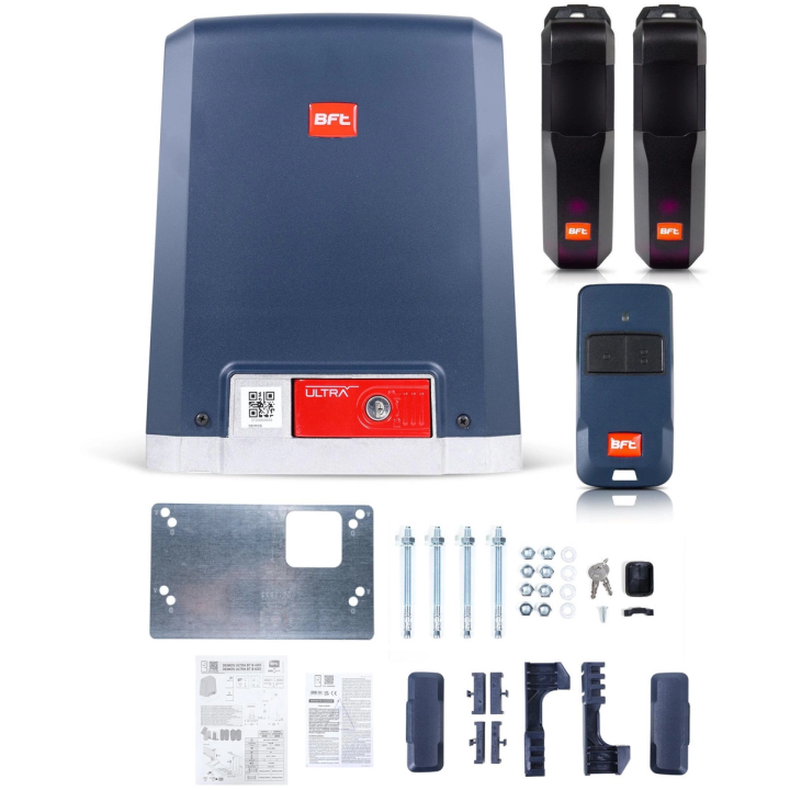 Komplektas BFT DEIMOS Ultra BT B600 EE KIT - 600 kg stumdomų vartų pavara su MERAK valdymo pultu
