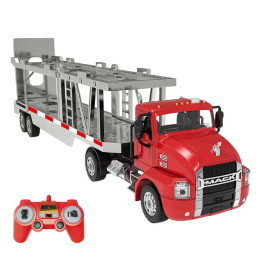 Kauko-ohjattava kuorma-auto 1:26 Double Eagle (punainen) (autonkuljetin) E583-003