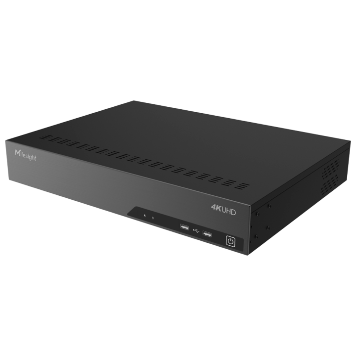 MILESIGHT MS-N7032-UPH 8 kanālu PoE NVR, 8MP 4K ierakstīšana, tīkla video reģistrators