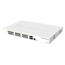 RouterBoard :: CRS328-24P-4S+RM 24x GigE PoE out, 4xSFP+, Rackmount 19"