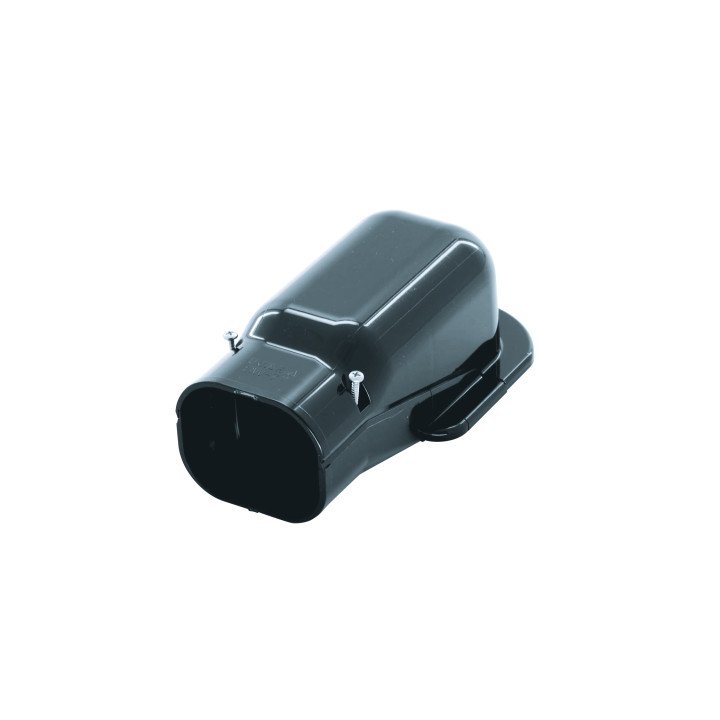 INABA DENKO SW-77-A Refrigerant Line Wall Cover, Gray