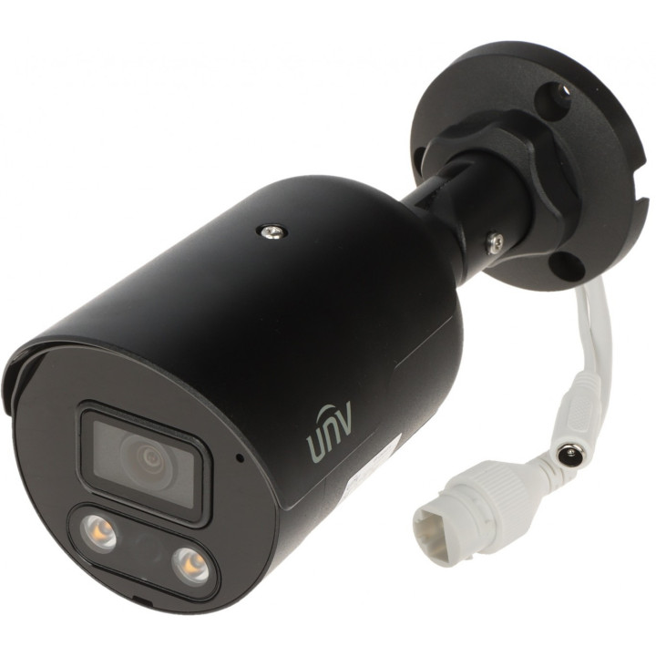 Uniview IPC2128SB-ADF28KMC-I0-BLACK 4K UHD turvakaamera kahesuunalise heli ja IR-valgustusega