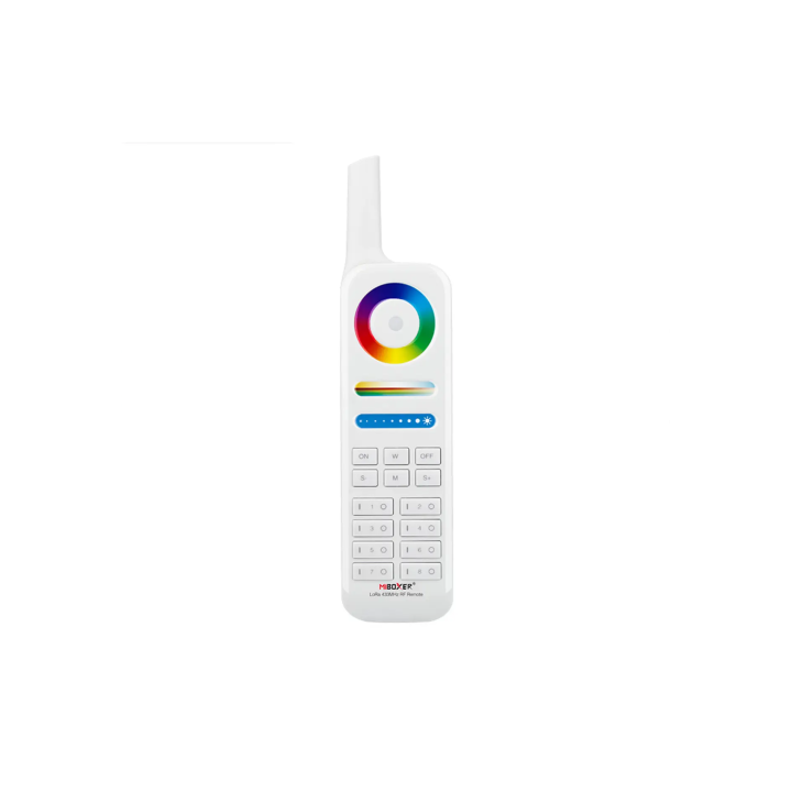 Milight-kaukosäädin RGB CCT 8-alue FUT086. Ohjaus 8-alueen LoRa-järjestelmä.