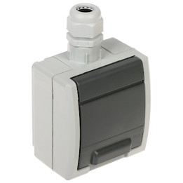 YKSI PINTA PISTORASIAT AQUANT-G1/EPN 230 V AC 16 A IP65 Elektro-Plast