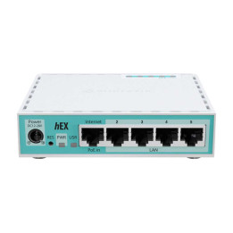 MikroTik hEX (2024 version) E50UG Router with RouterOS L4 License, Desktop Case