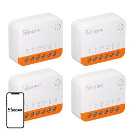 SONOFF MINIR4 (Extreme) Switch, 4-Pack