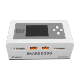 Gens Ace IMARS D300 G-Tech Channel AC/DC 300W/700W RC akumulatora lādētājs-EU White