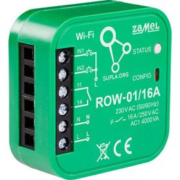 ZAMEL ROW-01/16A умный Wi-Fi настенный выключатель 16A 230V AC