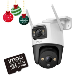 Imou Cruiser Dual 10MP IP kaamera 64GB kaardiga