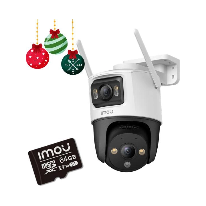 Imou Cruiser Dual 10MP IP kaamera 64GB kaardiga