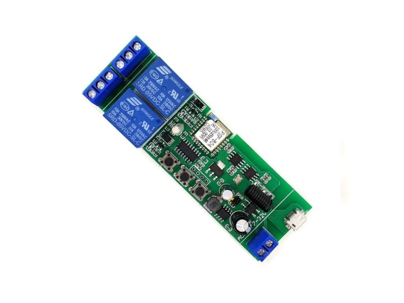 2CH DC5-32V relejs Wifi+RF