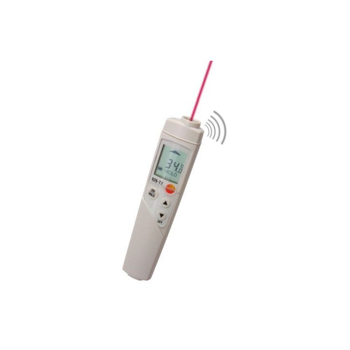 Infrared thermometer Testo 826-T2 with 6:1 optics and 1-point laser
