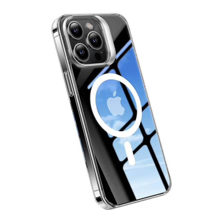 Torrase telefoniümbris UPRO Lstand Clear-Mag iPhone 15 PRO jaoks (läbipaistev)