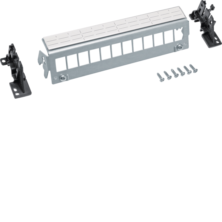 „Hager FZ12MK Patch Panel“, universalus, „Keystone“, 12 prievadų, tuščias