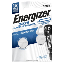 Energizer CR2025 / DL2025 3V 170mAh Ultimate Lithium 2 gab.