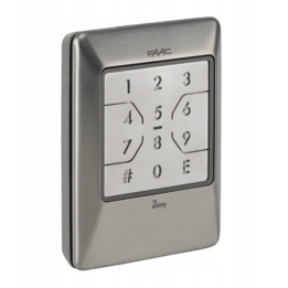 FAAC XKP B INOX Juhtmega koodiklaviatuur 2easy BUS IP54 24V DC 255 koodid 72x21x100mm -20 kuni 55C