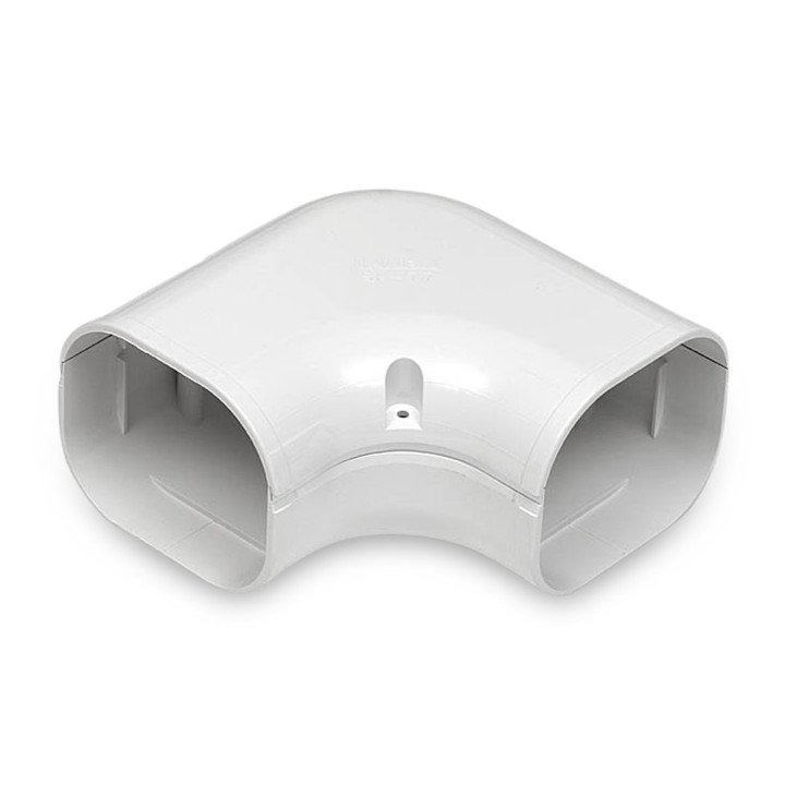 INABA DENKO SK-77-W 90° refrigerant duct elbow white 75x63 mm
