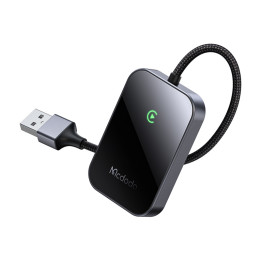 CarPlay belaidis adapteris su USB kabeliu McDodo CA-7210 juodas