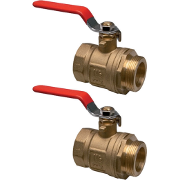 Uponor Magna palloventtiilisarja 2 kpl G 1 1/2 tuumaa