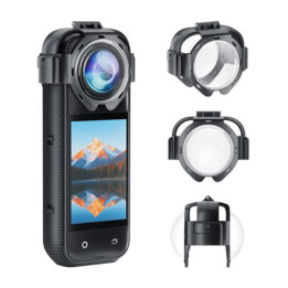 Puluz objektīva vāciņi Insta360 X5 kamerai (uzliekami)