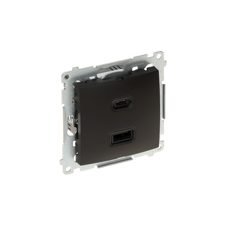 KONTAKT Simon DEC2CA.01/49-SIMON54 Премиум USB-розетка для зарядки 5V DC 3.1A Белая