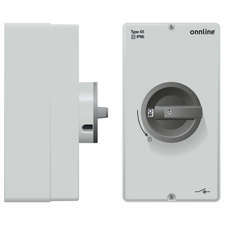 ONNLINE CPJ586 DC Safety Switch 4x32A 1500V IP66