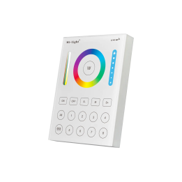Seinale paigaldatav kontroller RGB+CCT 8-tsooniline 2xAAA B8