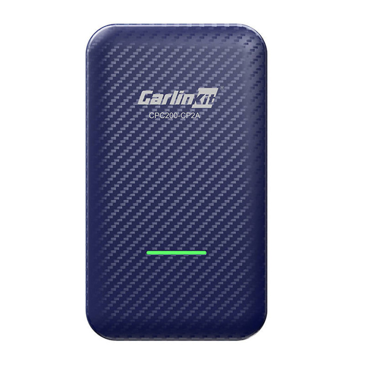 Беспроводной адаптер Carlinkit CP2A Apple Carplay/Android Auto (синий)