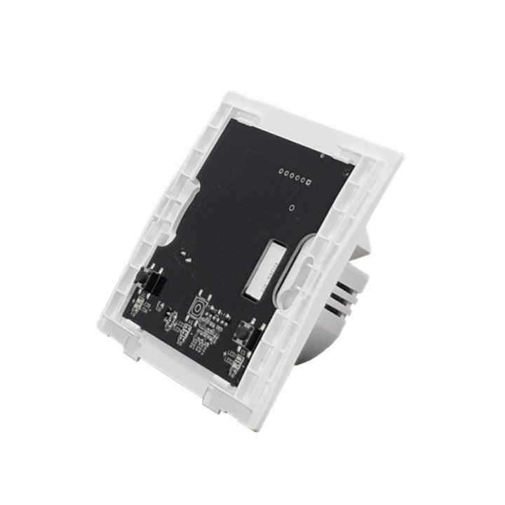 SmartWise B62 UNI Zigbee 3.0 + RF, 2-gang smart wall switch with universal wiring and physical push-button, WITHOUT FRONT PANEL