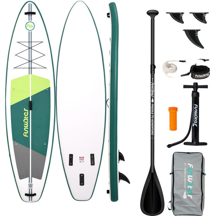 FunWater SUP irklentė SUPFW69A (žalia-balta)