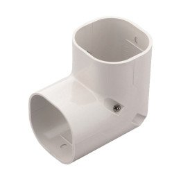 Refrigerant Duct Flat Bend SC-77-I Ivory