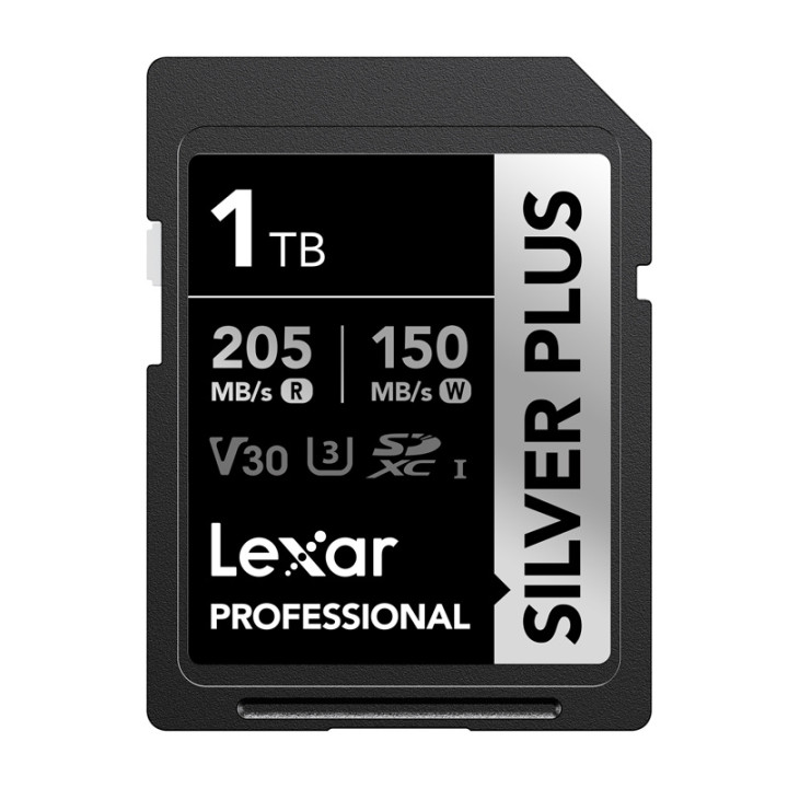 Карта памяти Lexar Professional SILVER PLUS SDXC емкостью 1 ТБ