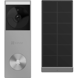 Ezviz HP3 Pro 3MPx vaizdo durų skambutis su saulės kolektoriumi