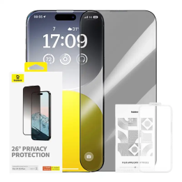 Privātuma aizsardzība rūdīta stikla pamatne Diamond iPhone 15 Plus