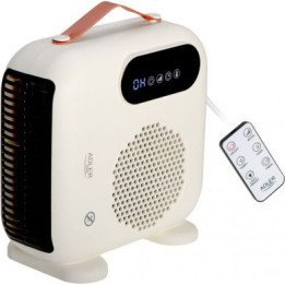 Adler LED Fan Heater with Remote Control | AD 7756 | Fan heater | 2000 W | Beige | IPX0
