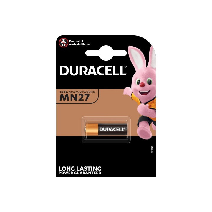 Duracell MN27 MN27A A27 27A L828F 12V leelispatarei turvaalarm kaugvõtmepult