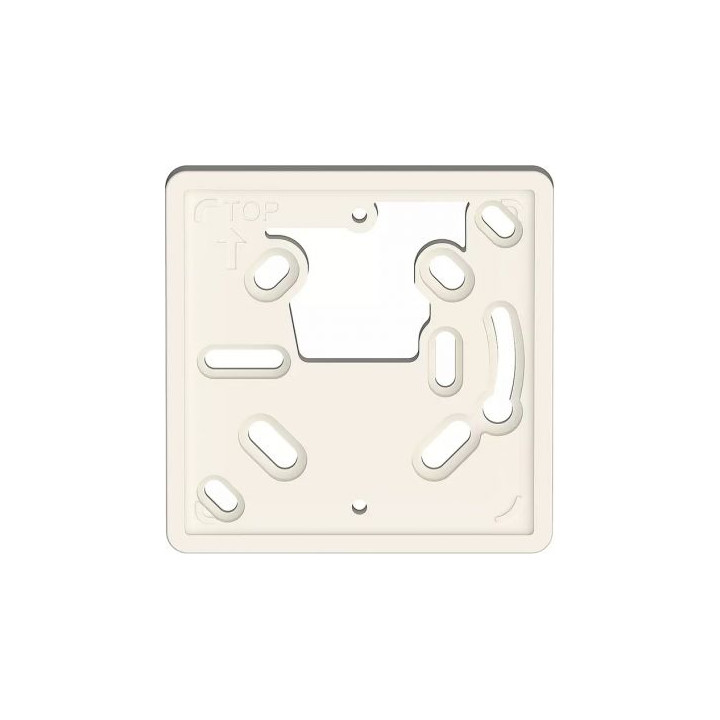 Pieslēguma plāksne RAMSES 714 iebūvējamai rozetei RAMSES 700 S, RAMSES 714 ir SOTHIS 715, 79 x 79 mm, balta
