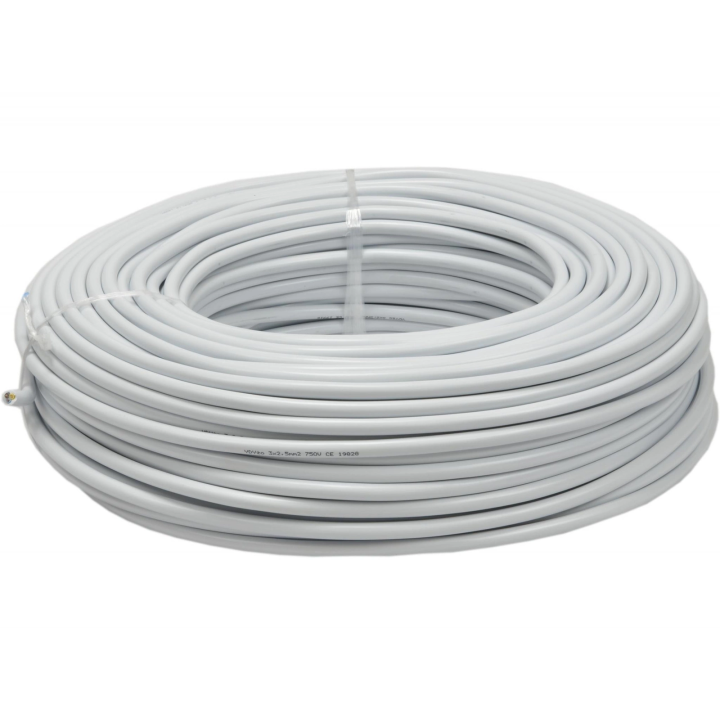 Mercor YDY 3 × 2,5 mm² 450/750 V, 50 m – installation cable