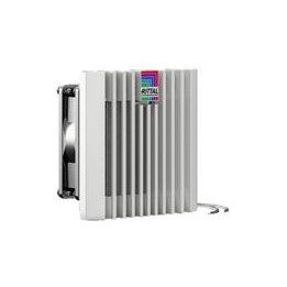 Sininen e+ tuuletin ja suodatinyksikkö 20/25 m³/h, 230 V, RAL 7035