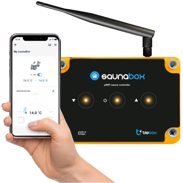 Blebox saunabox pro – pirties valdymo modulis