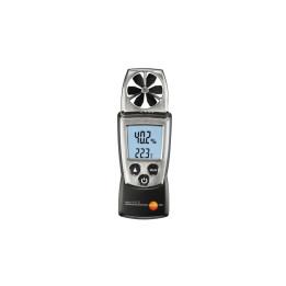 Lāpstiņu anemometrs Testo 410-2 ar mitruma un temperatūras sensoru