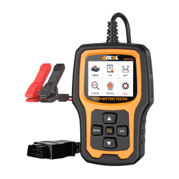 2in1-diagnostiikkaskanneri OBD2 ja akkutesteri Ancel AD410 PRO