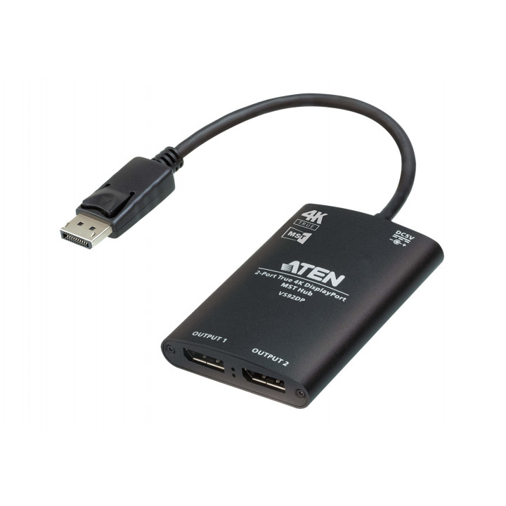 ATEN VS92DP-AT 2-портовый концентратор MST True 4K DisplayPort