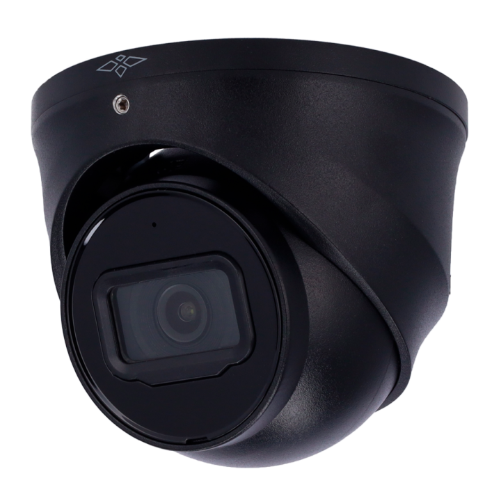 X-SECURITY XS-IPD744A-4U-AI-BLACK 4MP Turret IP-kaamera koos PoE-ga, Wi-Fi, IP67, AI Analytics, 30 m IR, 2,8 mm objektiiv