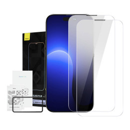 Baseus Crystal karastatud klaasist tolmukindel 0,3 mm iPhone 14 Pro jaoks (2 tk)